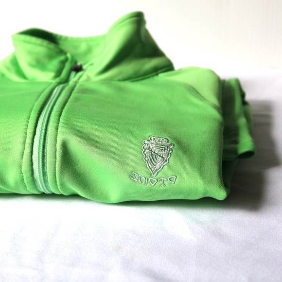 STRAIGHT DOWN Women's Medium Green Swing Jacket SCIOTO Golf Club - Picture 2 of 6